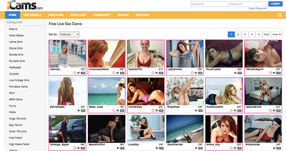 Most popular live sex cams website providing slutty women live porn action 