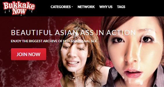 Top pay adult website providing Asian bukkake sex flicks